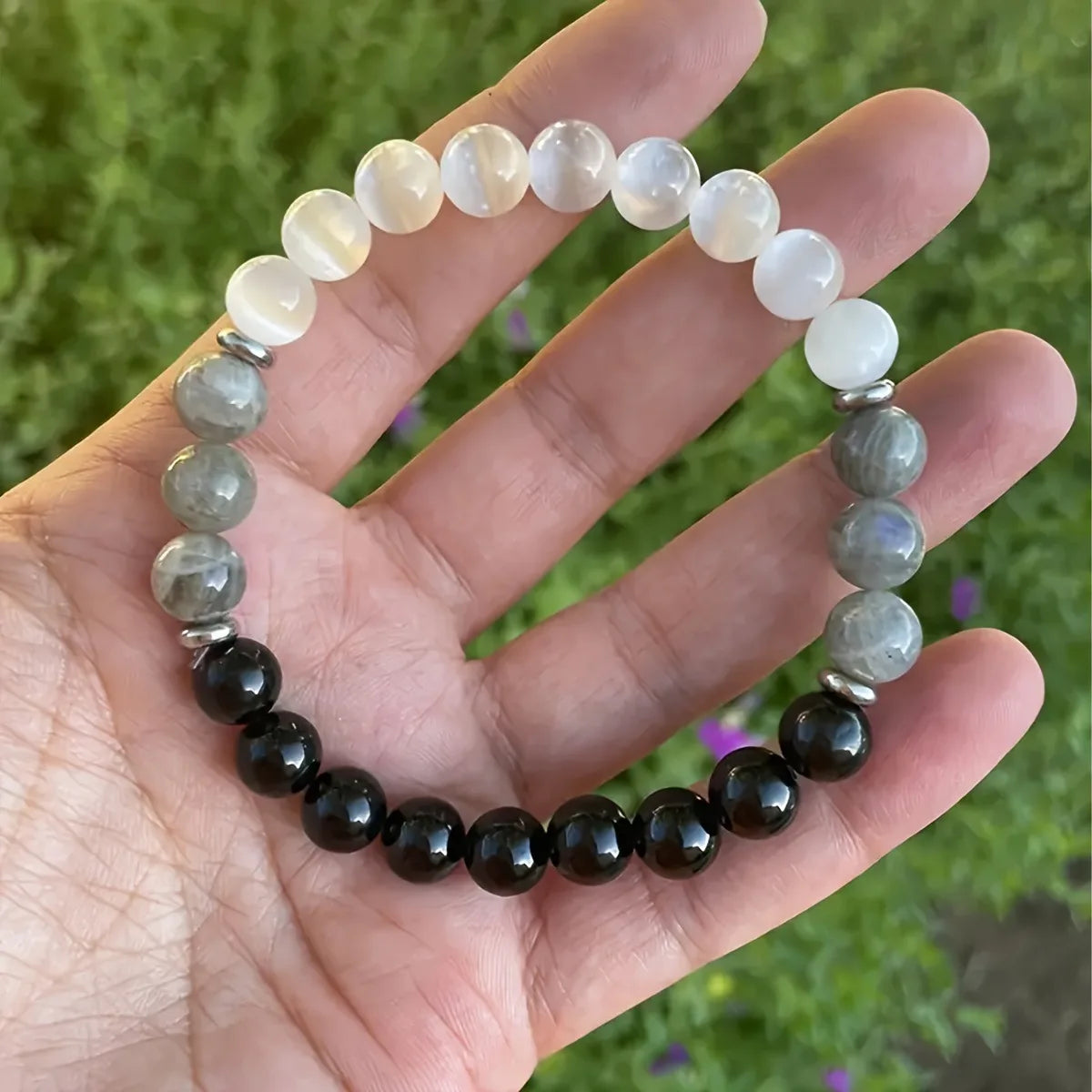 Bracelet de perles en pierre naturelle
