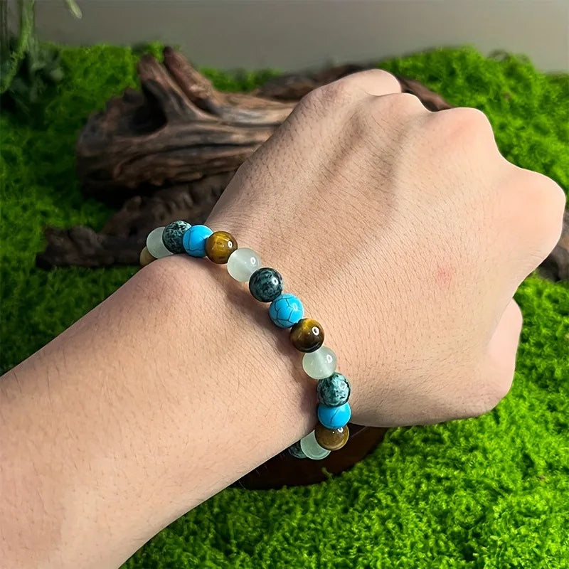 Bracelet de perles en pierre naturelle