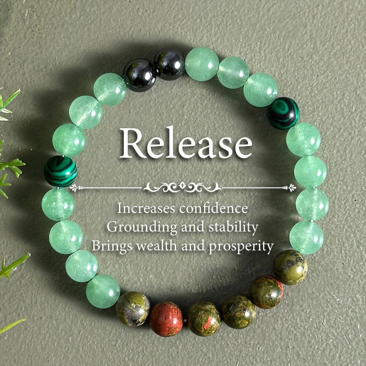 Bracelet de perles en pierre naturelle