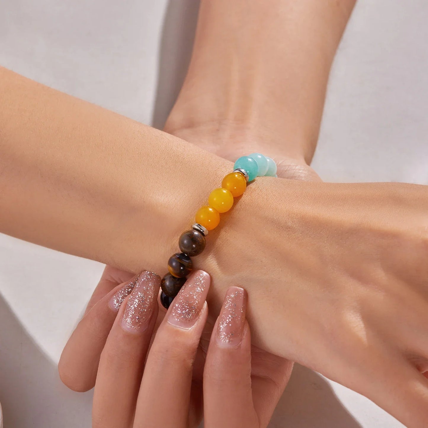 Bracelet de perles en pierre naturelle