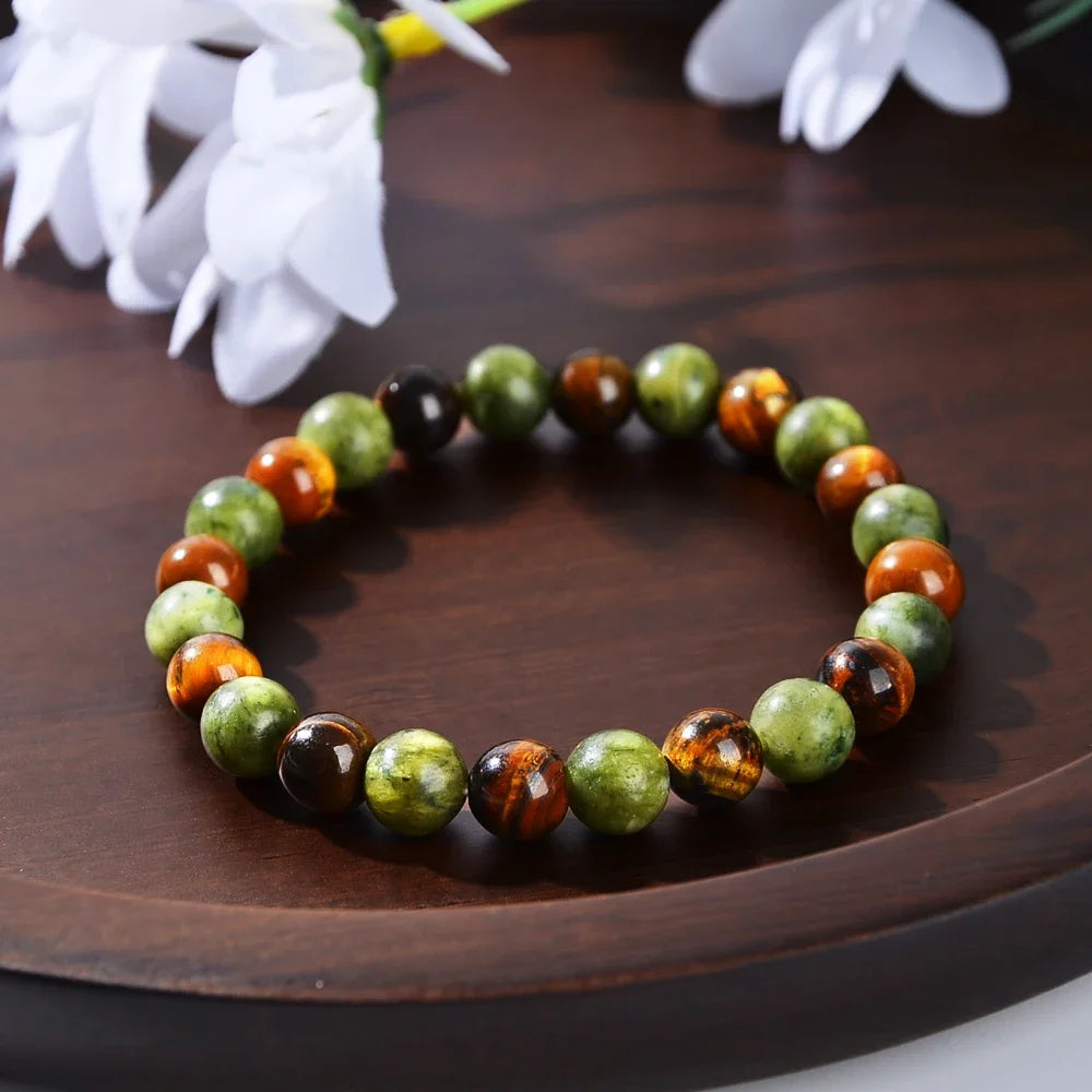 Bracelet de perles en pierre naturelle