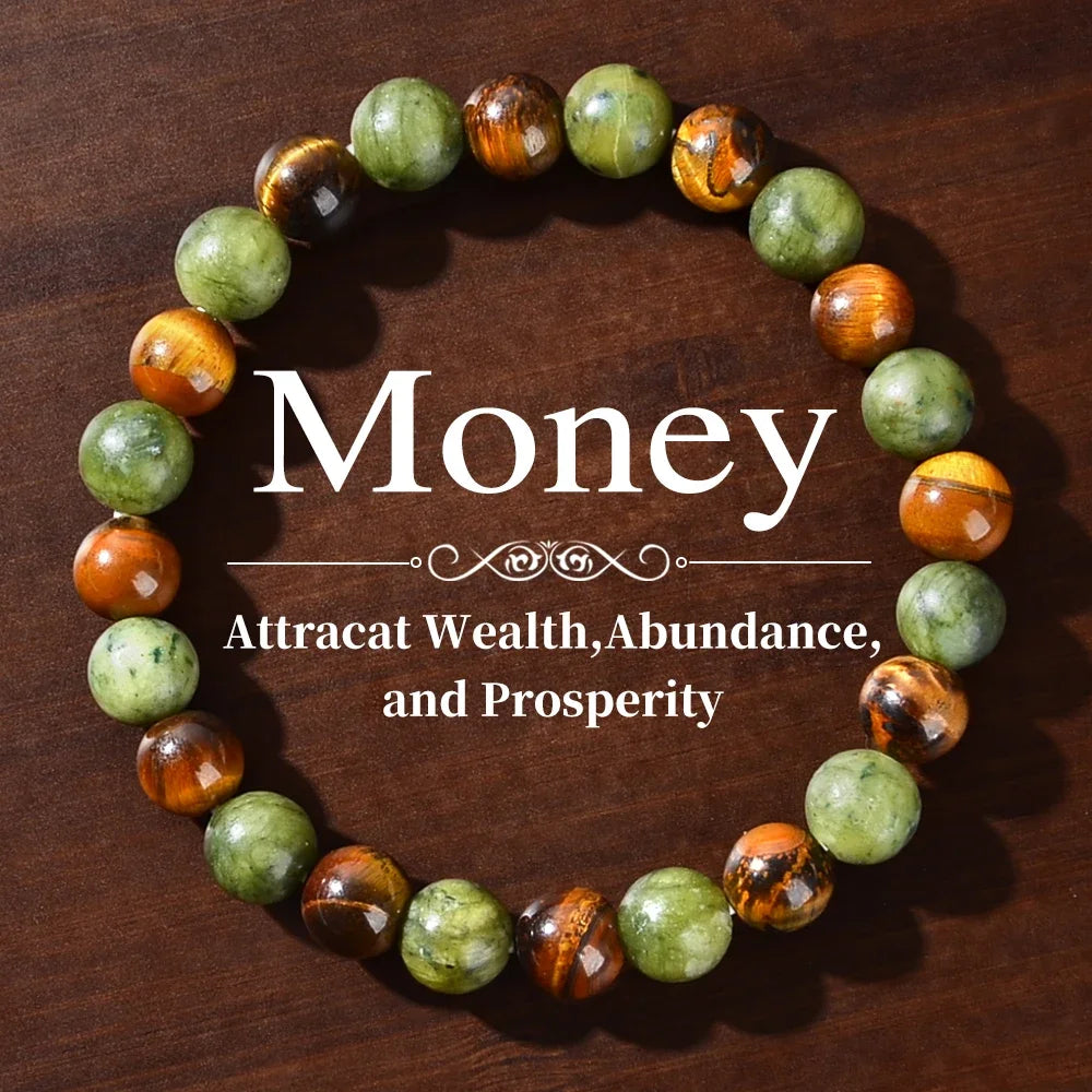 Bracelet de perles en pierre naturelle