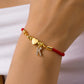 Bracelet initiale A-Z acier inoxydable