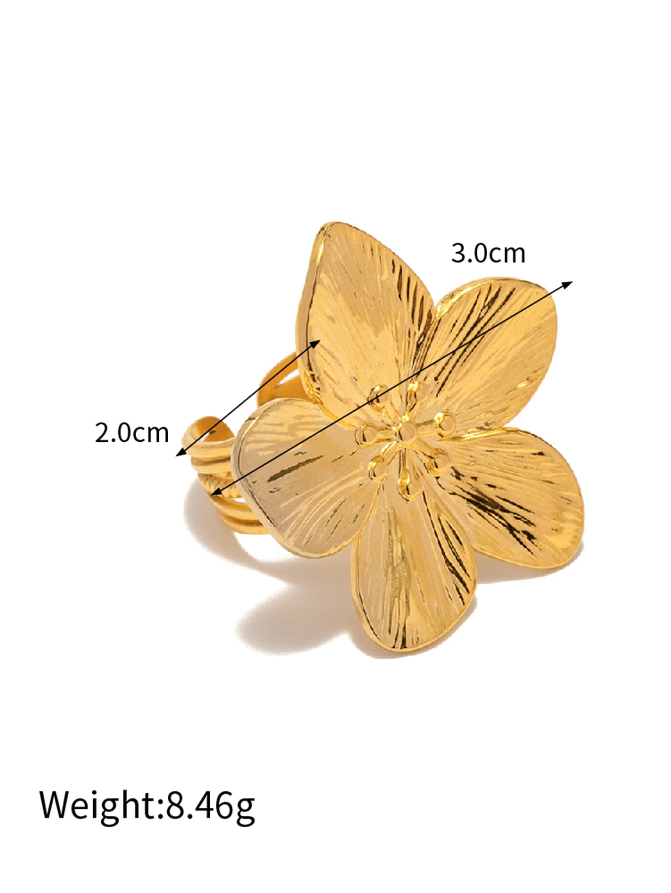Boucles d'oreilles à tige fleur en acier inoxydable