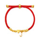 Bracelet initiale A-Z acier inoxydable