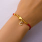 Bracelet initiale A-Z acier inoxydable