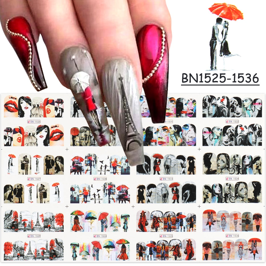 Faux ongles autocollant