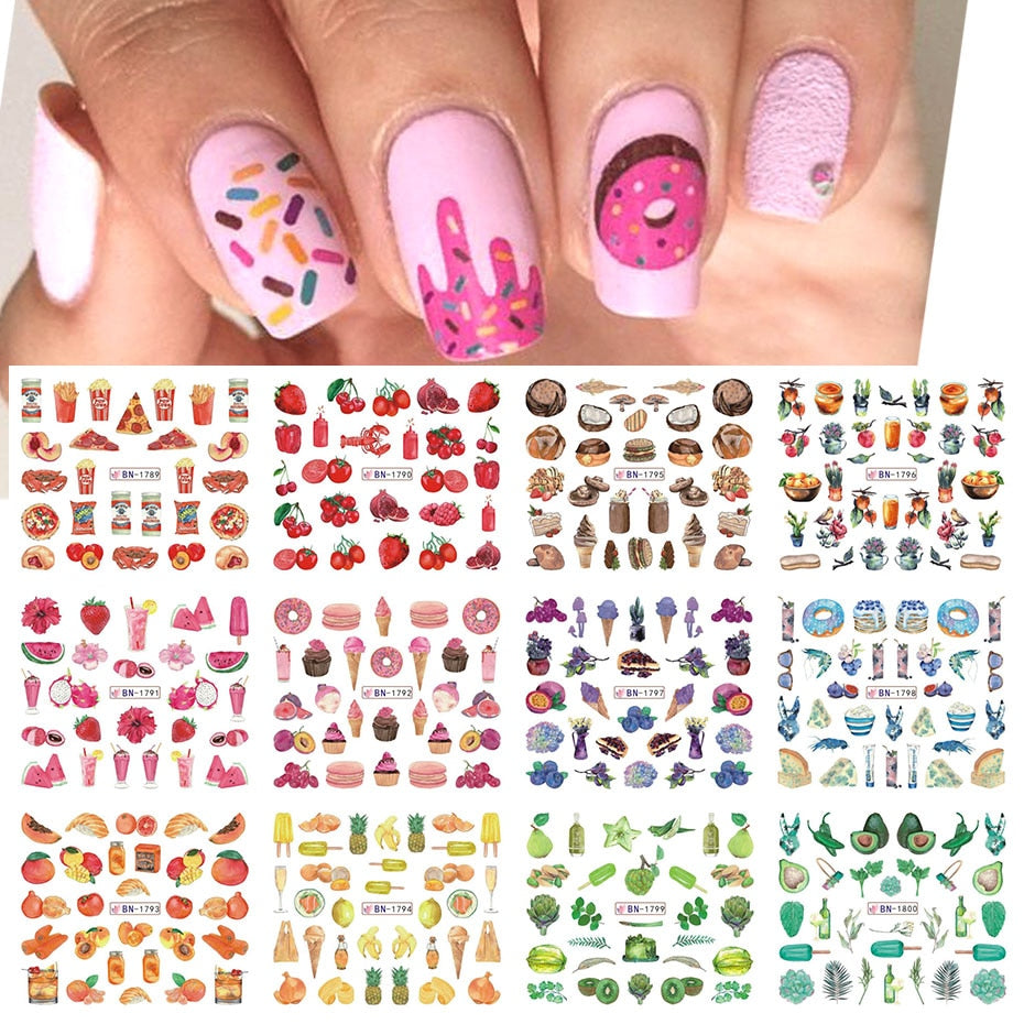 Faux ongles autocollant